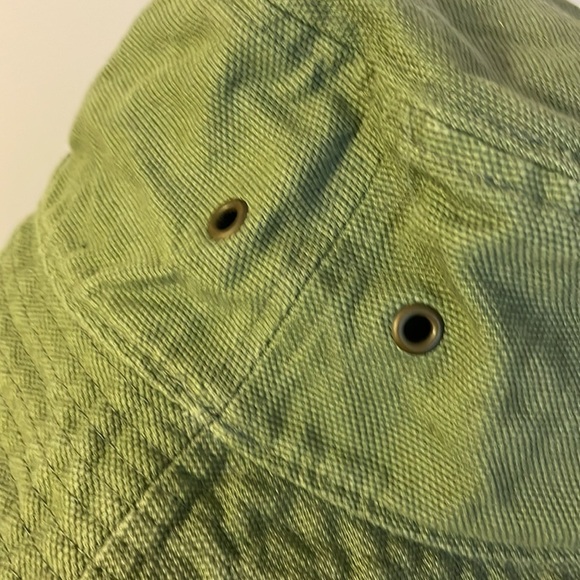 Zara Green Cotton Canvas Bucket Hat size M - Picture 11 of 14